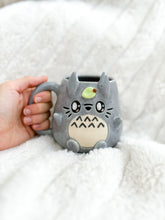 Load image into Gallery viewer, Chunky Gray Totoro Mug
