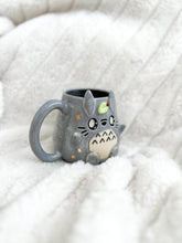 Load image into Gallery viewer, Gray Totoro Mug - Gold
