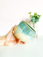Load image into Gallery viewer, Turquoise Drip Planter 4.5” x 3.75” (21)
