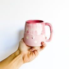 Load image into Gallery viewer, Rose Star Drip Mug 14oz

