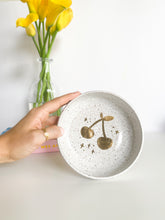 Load image into Gallery viewer, Gold Cherry Jewelry Dish (35)
