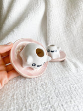 Load image into Gallery viewer, Pink Ghostie Candlestick Holder
