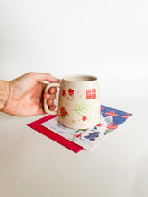 Load image into Gallery viewer, Holiday Mug 14oz w/ Speckles 35
