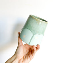 Load image into Gallery viewer, Turquoise Star Drip Mug (39)
