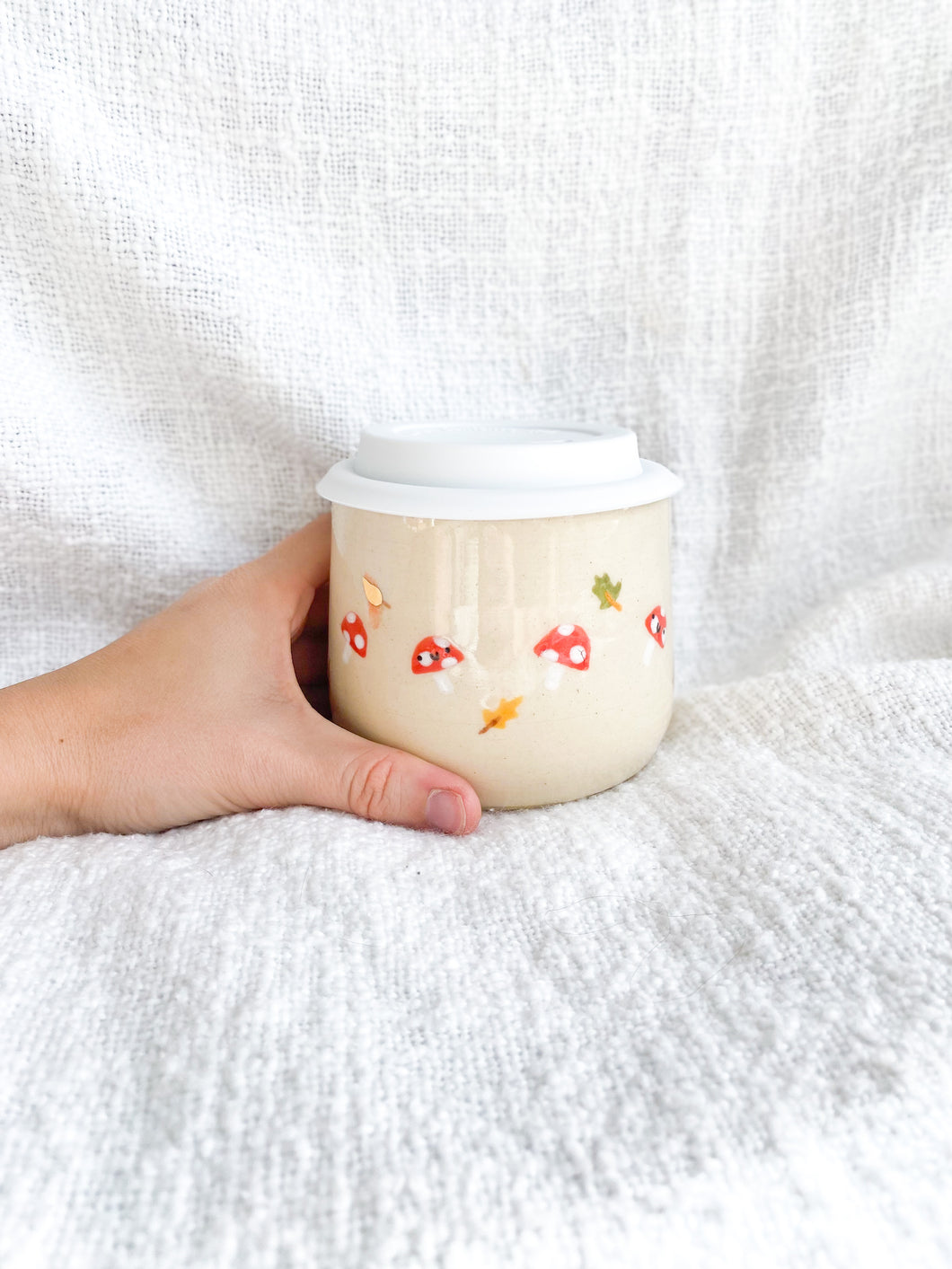 Fall Mushrooms Sippy Cup 16oz