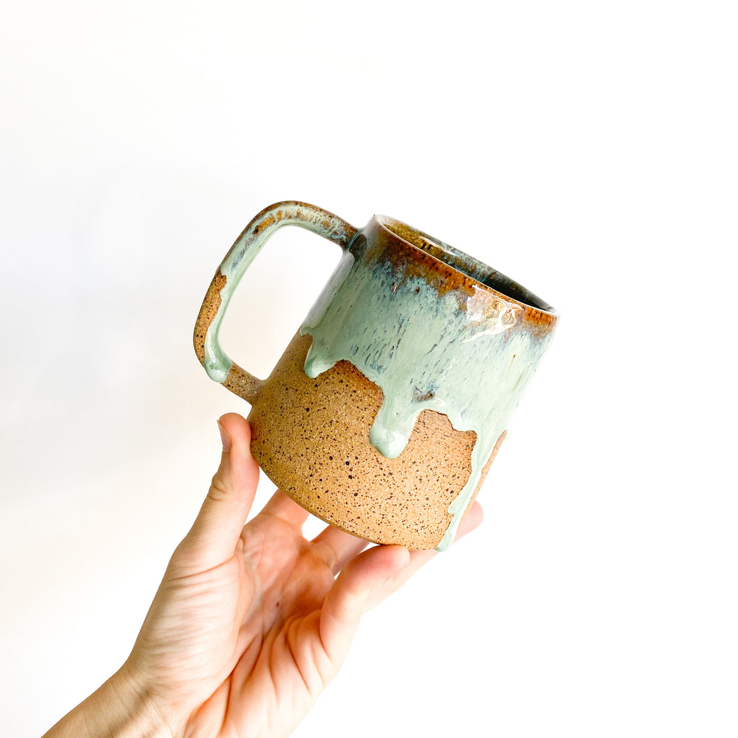 Turquoise Drip Mug (88)