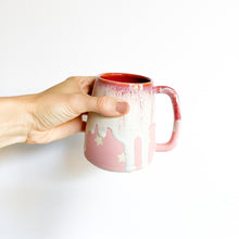 Load image into Gallery viewer, Sugar Plum Star Drip Mug 14oz
