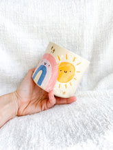 Load image into Gallery viewer, Sun &amp; Rainbow Pals 3.5” Planter
