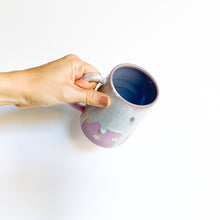 Load image into Gallery viewer, Lavender Star Drip Mug 14oz
