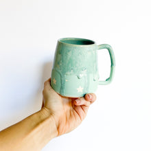 Load image into Gallery viewer, Juniper Forest Star Drip Mug 14oz
