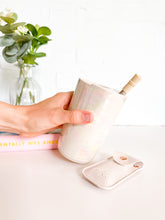 Load image into Gallery viewer, Opal Travel Tumbler w/ Blush Sukk Straw
