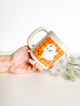 Load image into Gallery viewer, Plaid Baby Ghost 14oz Mug (10)
