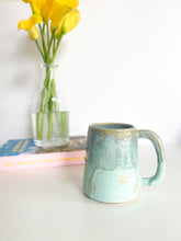 Load image into Gallery viewer, Turquoise Star Drip Mug (27)
