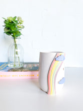 Load image into Gallery viewer, Groovy Rainbow &amp; Gold Stars Tumbler (22)
