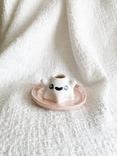 Load image into Gallery viewer, Pink Ghostie Candlestick Holder
