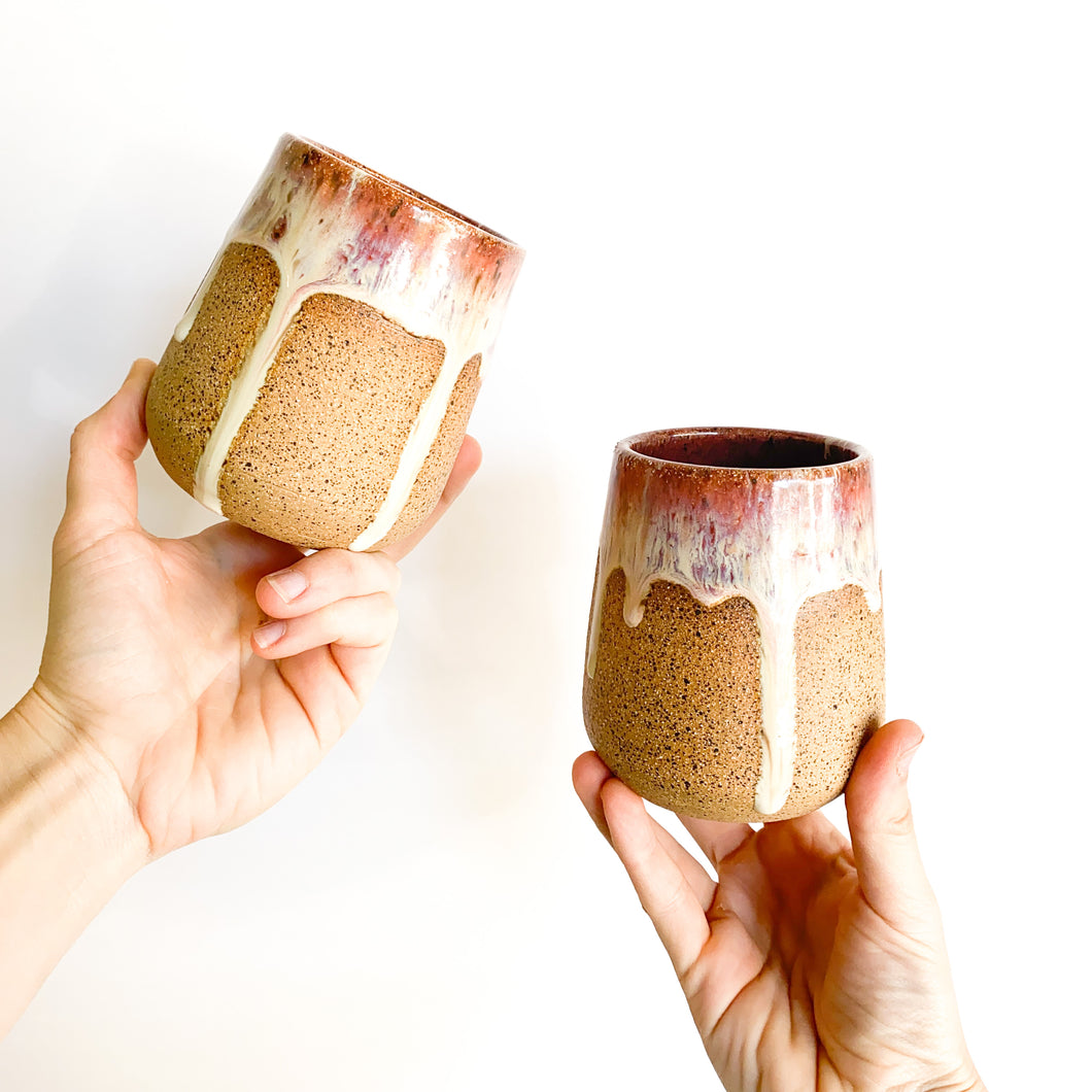 Plum Drip Wineglasses (76)