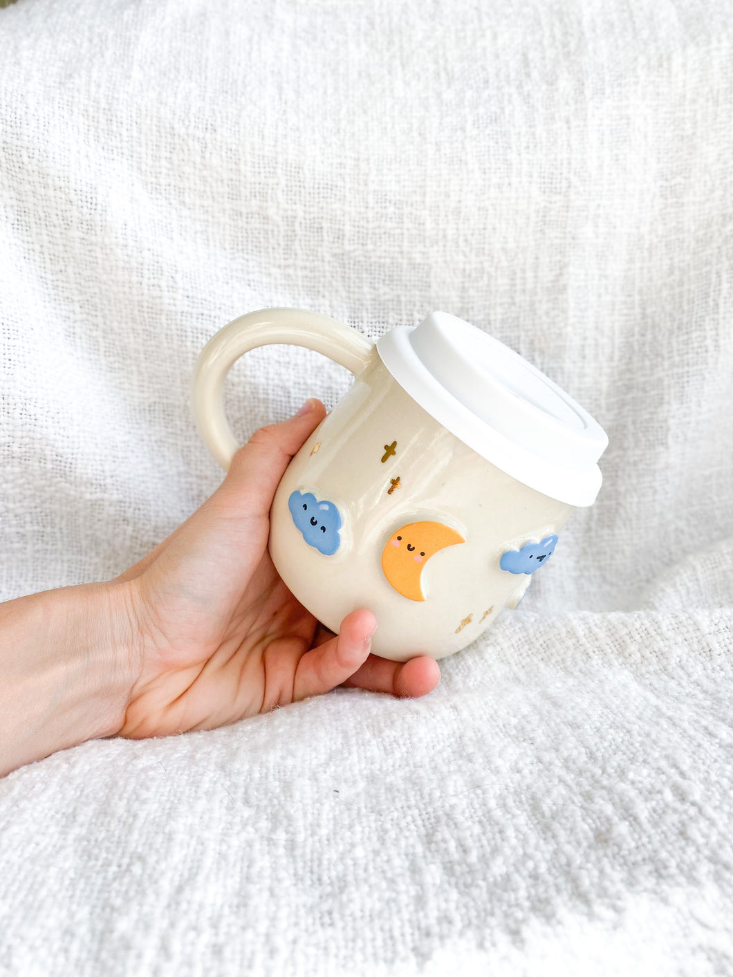 Moon & Emotional Stars Sippy Mug 16oz