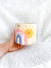 Load image into Gallery viewer, Sun &amp; Rainbow Pals 3.5” Planter
