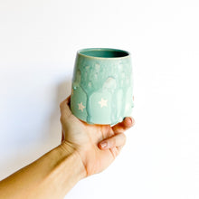 Load image into Gallery viewer, Juniper Forest Star Drip Mug 14oz

