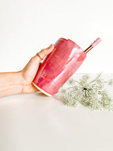 Load image into Gallery viewer, Raspberry Opal Tumbler 16oz Sukk Straw (37)

