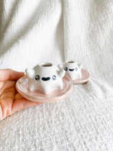 Load image into Gallery viewer, Pink Ghostie Candlestick Holder
