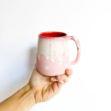 Load image into Gallery viewer, Sugar Plum Star Drip Mug 14oz
