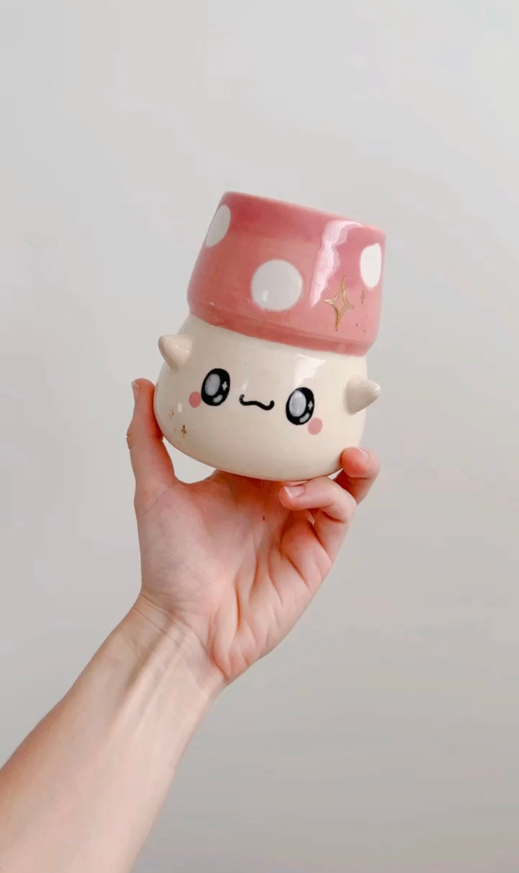Pink Chunky Lil Mushroom Boi