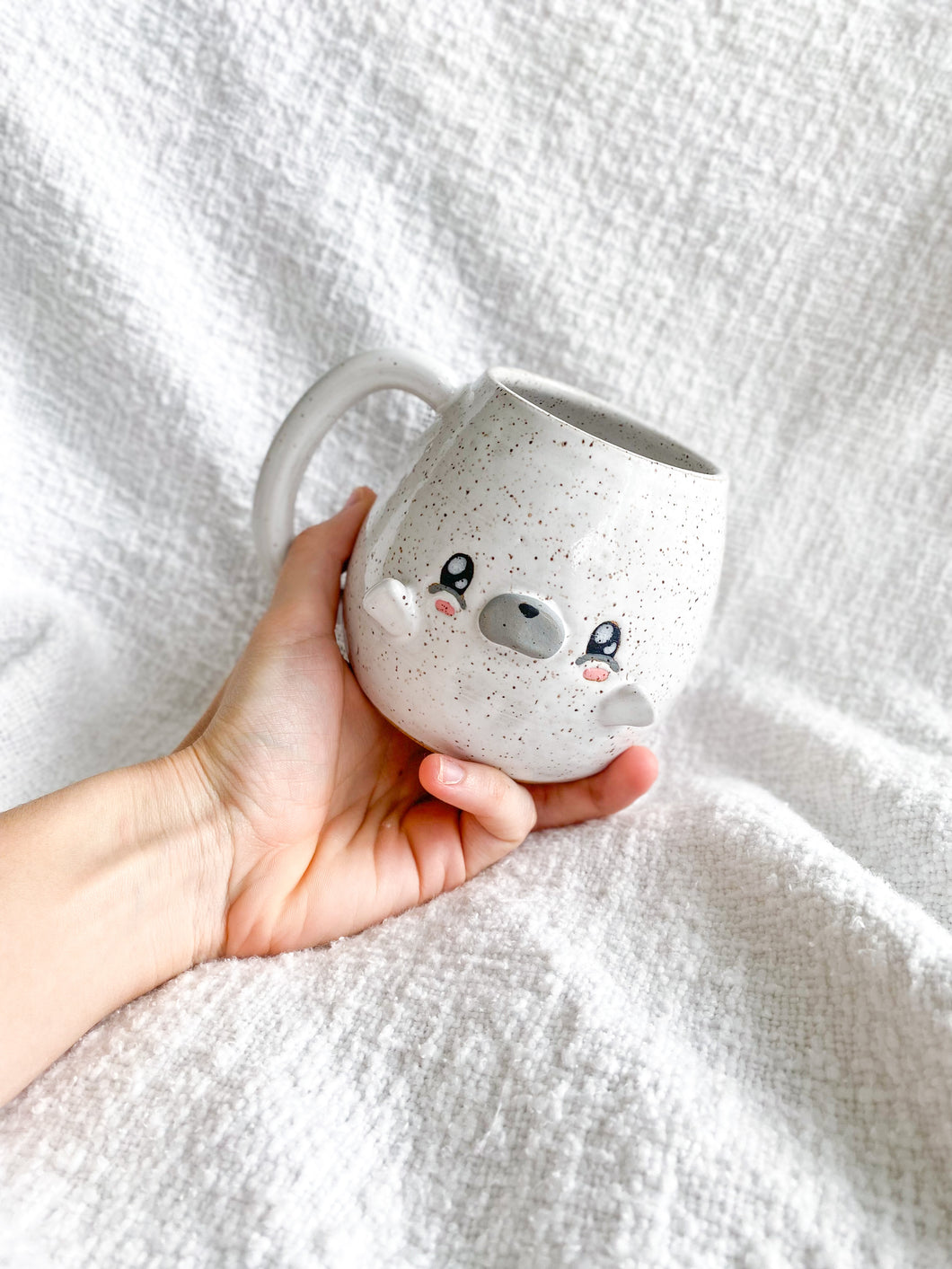 Marbles the Speckled Manatee Mug