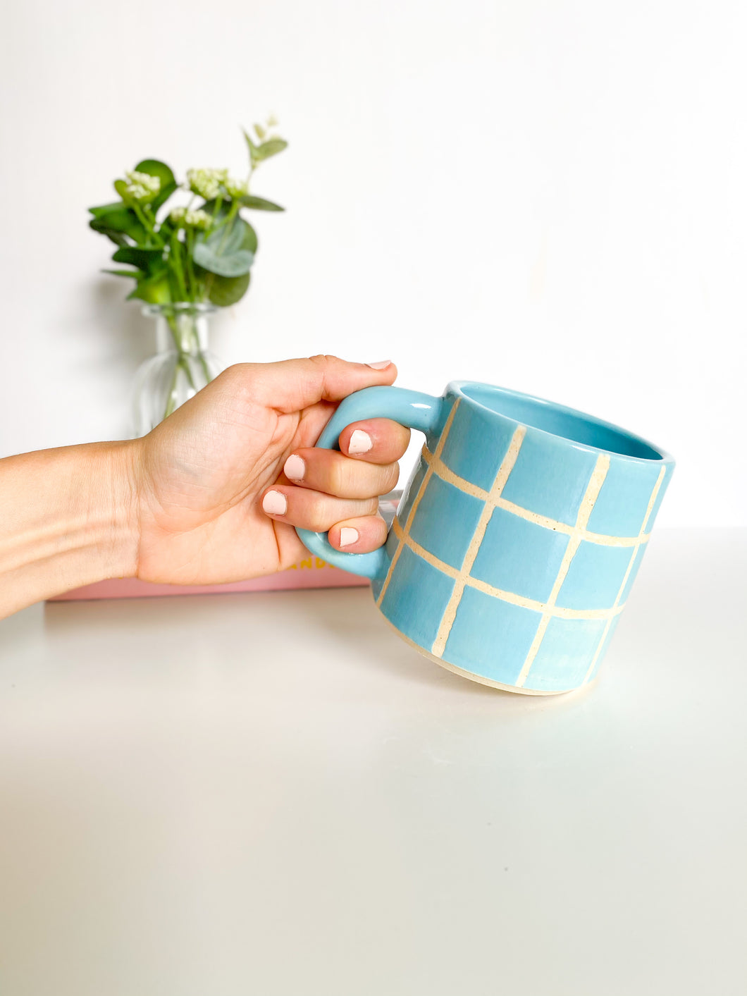 Sky Blue Picnic Blanket Mug 16oz (60)