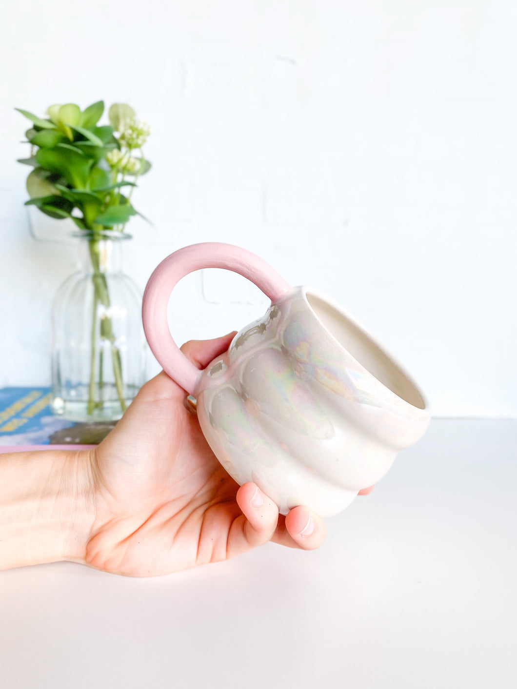 Opal Cloud Latte Mug Pink Handle (34)