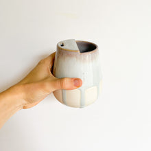 Load image into Gallery viewer, Lavender Sippy Wine Glass 14oz

