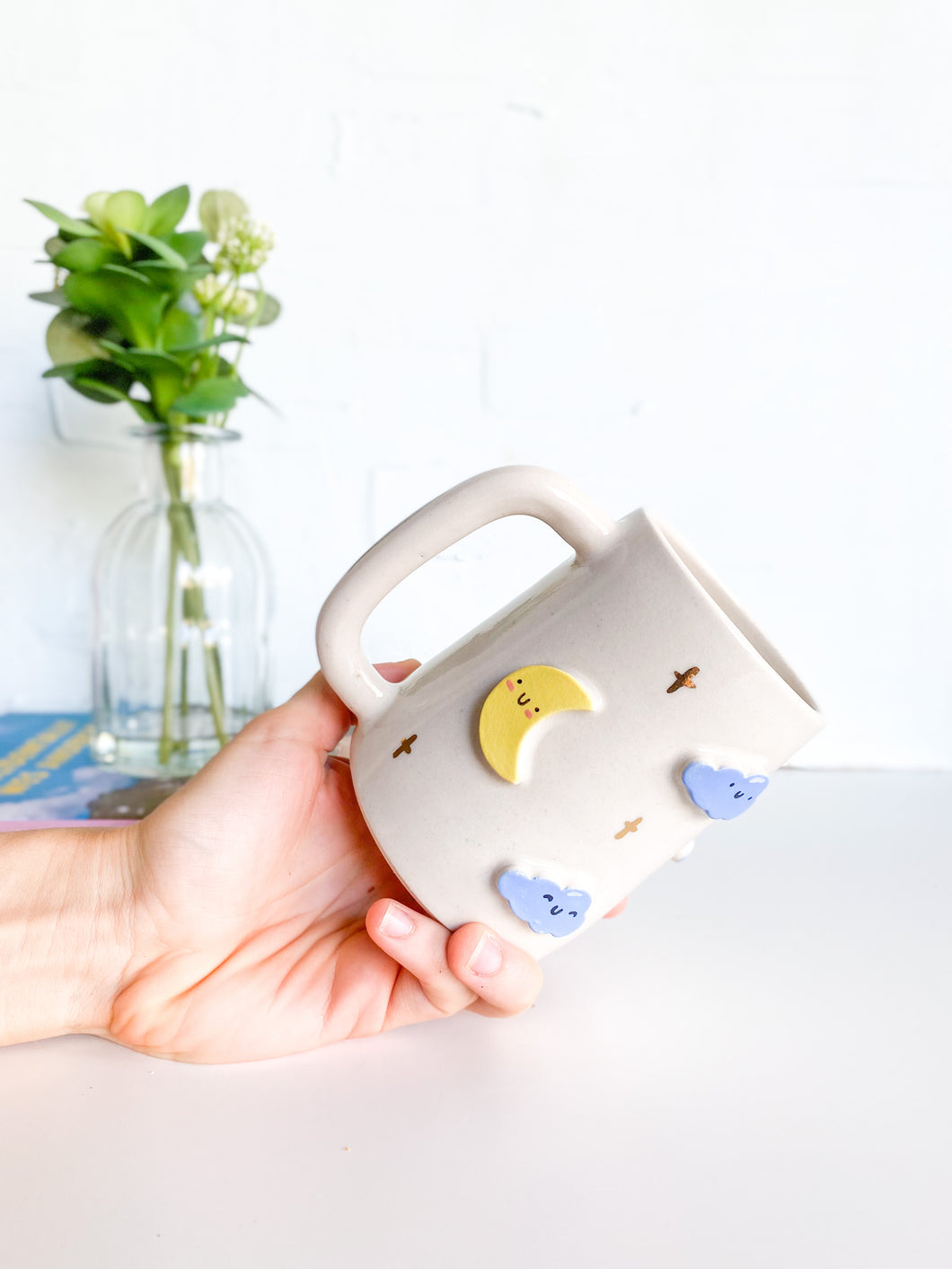 Emotional Clouds & Gold Stars Mug (28)