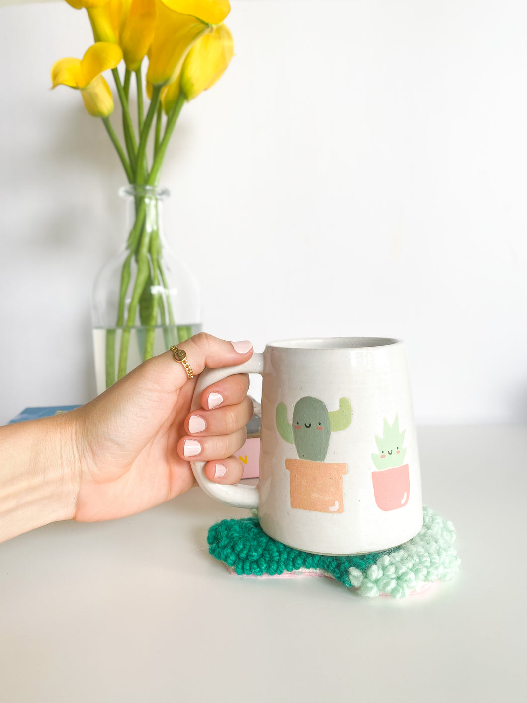 Plant Party Mug & Mug Rug (14)