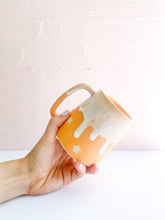 Load image into Gallery viewer, Sherbet Star Drip Mug 14oz (35)
