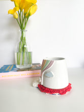Load image into Gallery viewer, Groovy Rainbow Mug &amp; Mug Rug (3)
